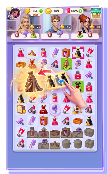 Арт платья Empress of Power из Hollywood Merge